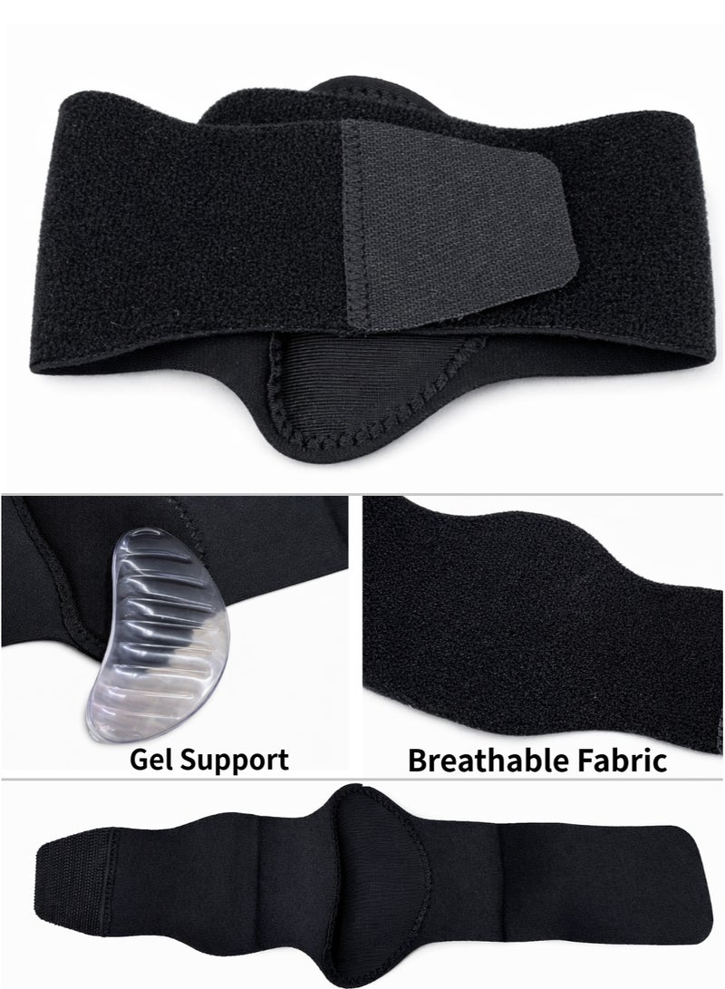 IKBEN Arch Support Brace Wrap with Gel Pads – Flat Feet & Plantar Fasciitis Relief, Adjustable Foot Arch Support (Insole Alternative) for Walking/Standing – Unisex, 1 Pair (2pcs) - Image 3